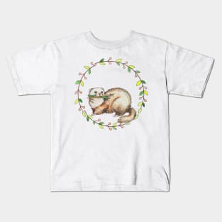 ferret-artist Kids T-Shirt